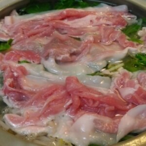 おろしポン酢で✿湯豆腐と豚しゃぶのお鍋